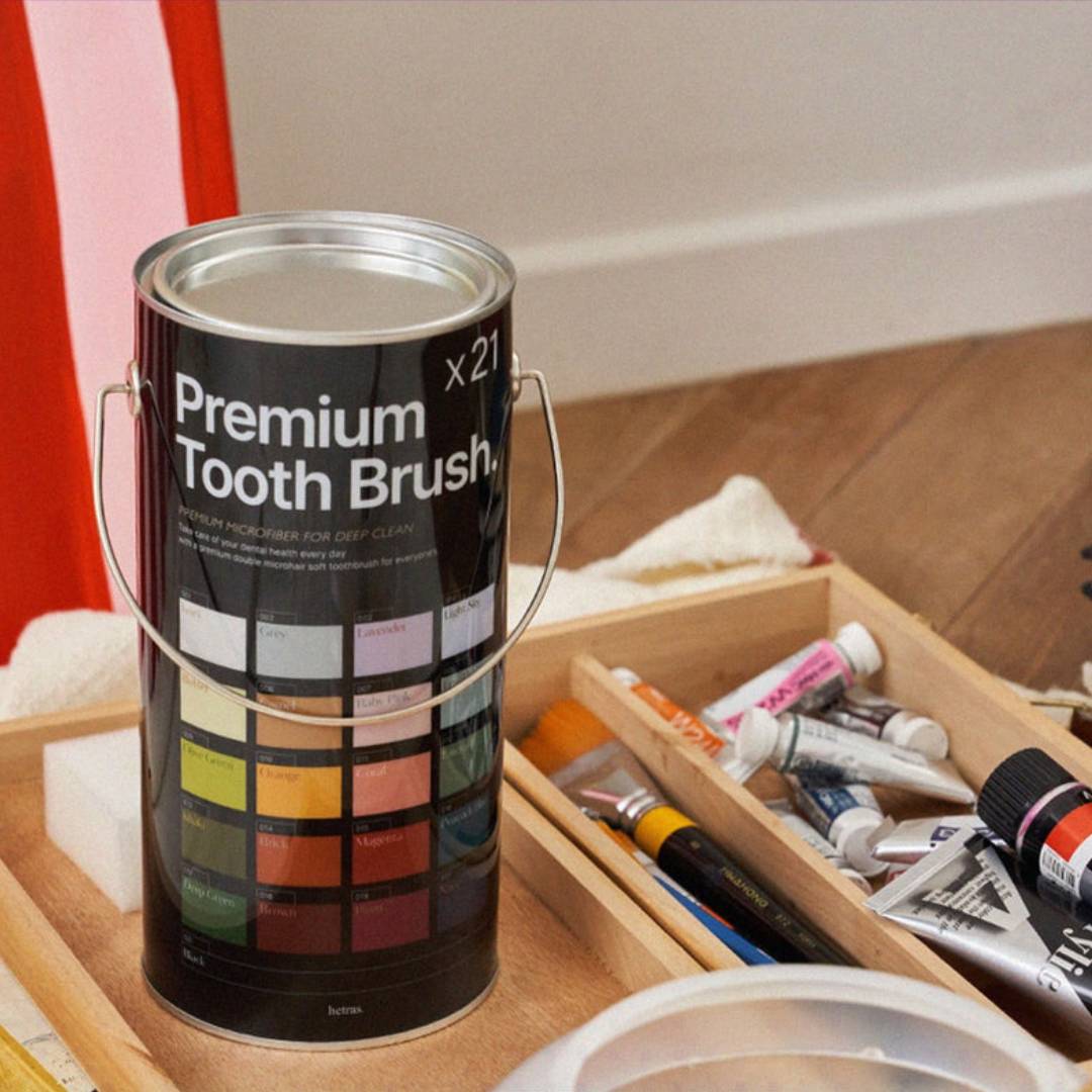 ست 21 عددی مسواک Hetras مدل Premium 