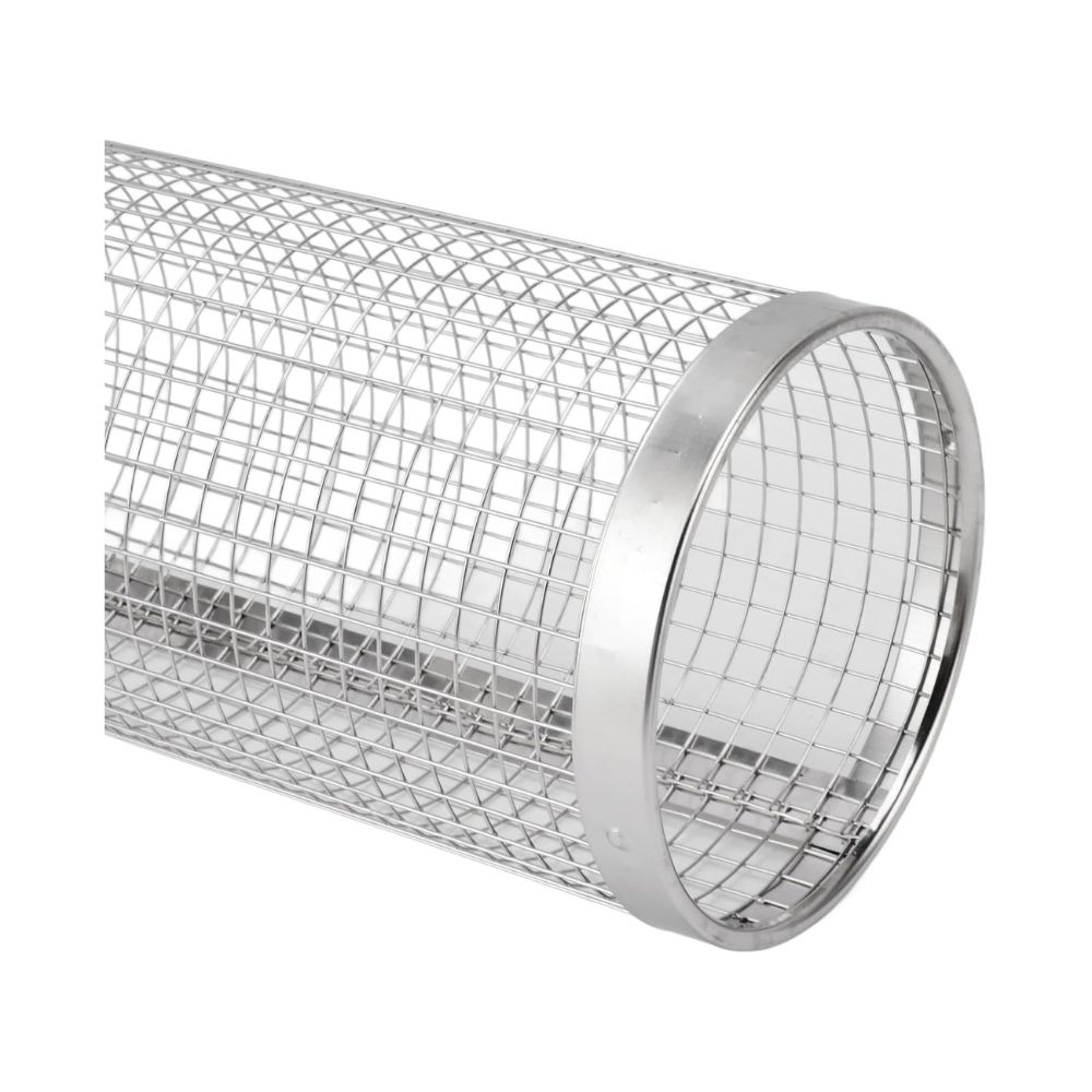 سبد گریل چرخشی استیل 20 سانتی‌متری