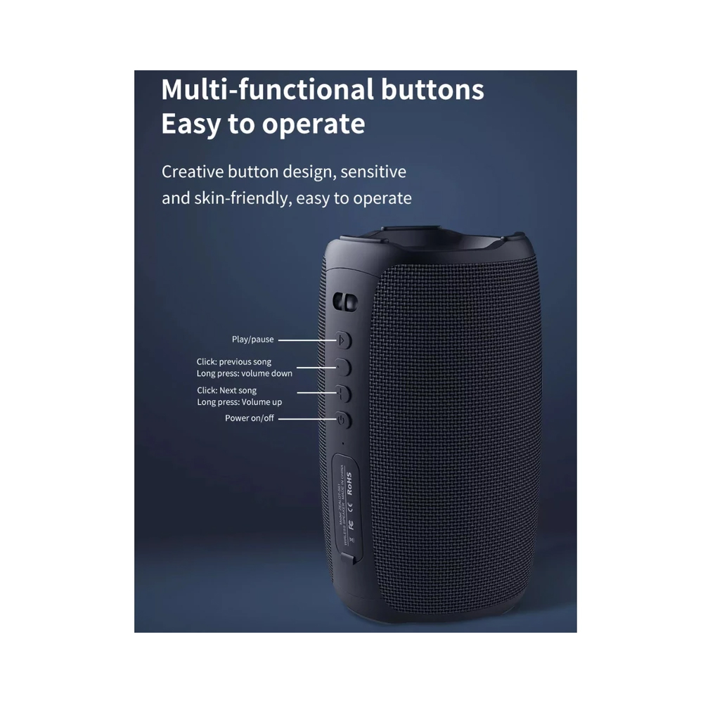 اسپیکر بلوتوثی قابل حمل zealot مدل S61M