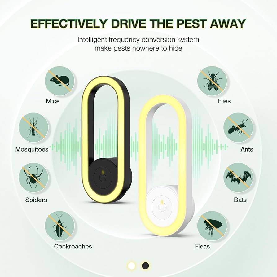 چراغ خواب و حشره‌کش برقی اولتراسونیک