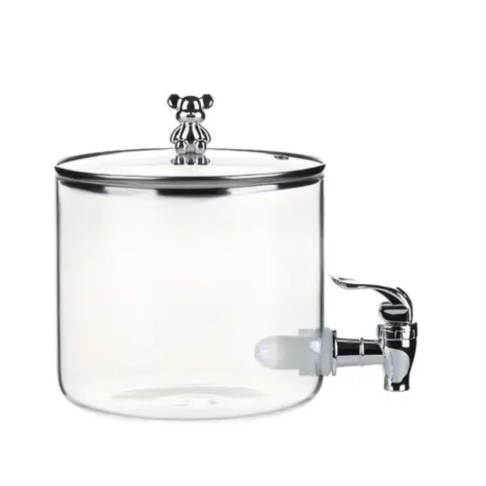 کلمن شیشه‌ای شیر‌دار با ظرفیت 2300ml