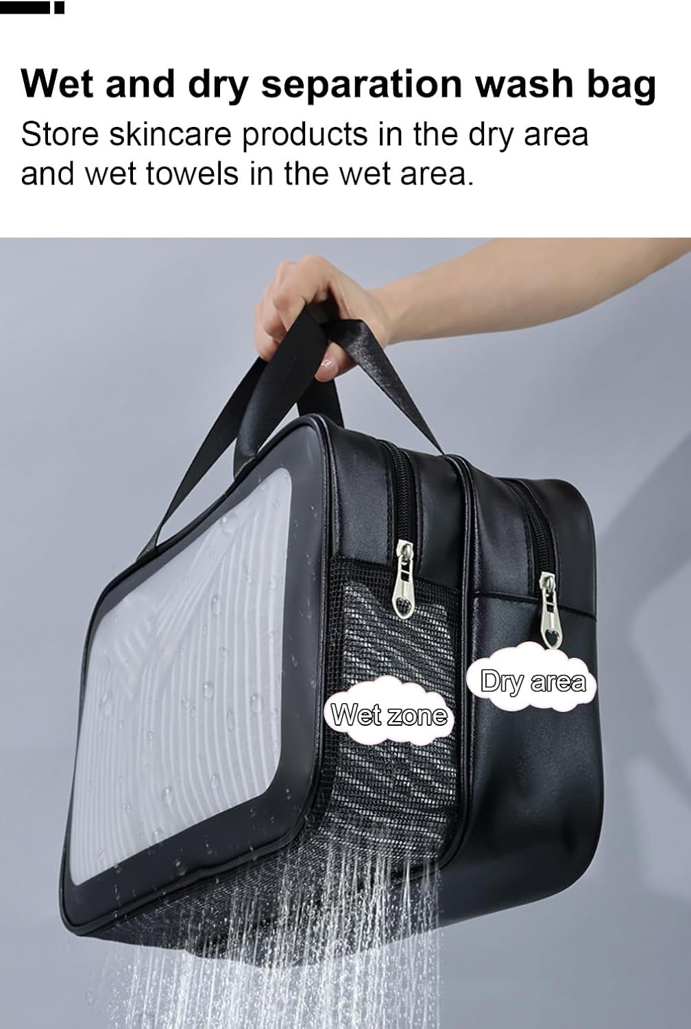 کیف لوازم آرایشی و بهداشتی مسافرتی واش بگ کد HB02