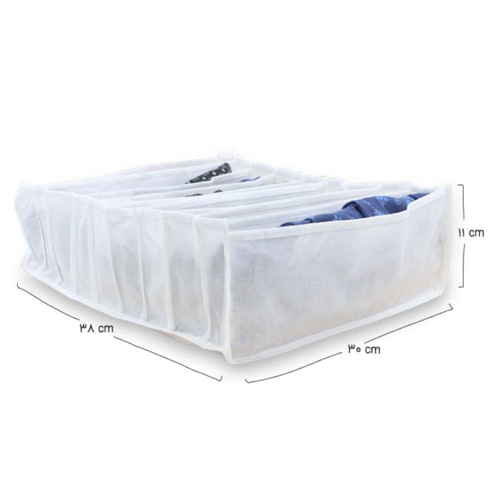 ارگانایزر پارچه‌ای کشو سفید طرح ترکیه مای هوم