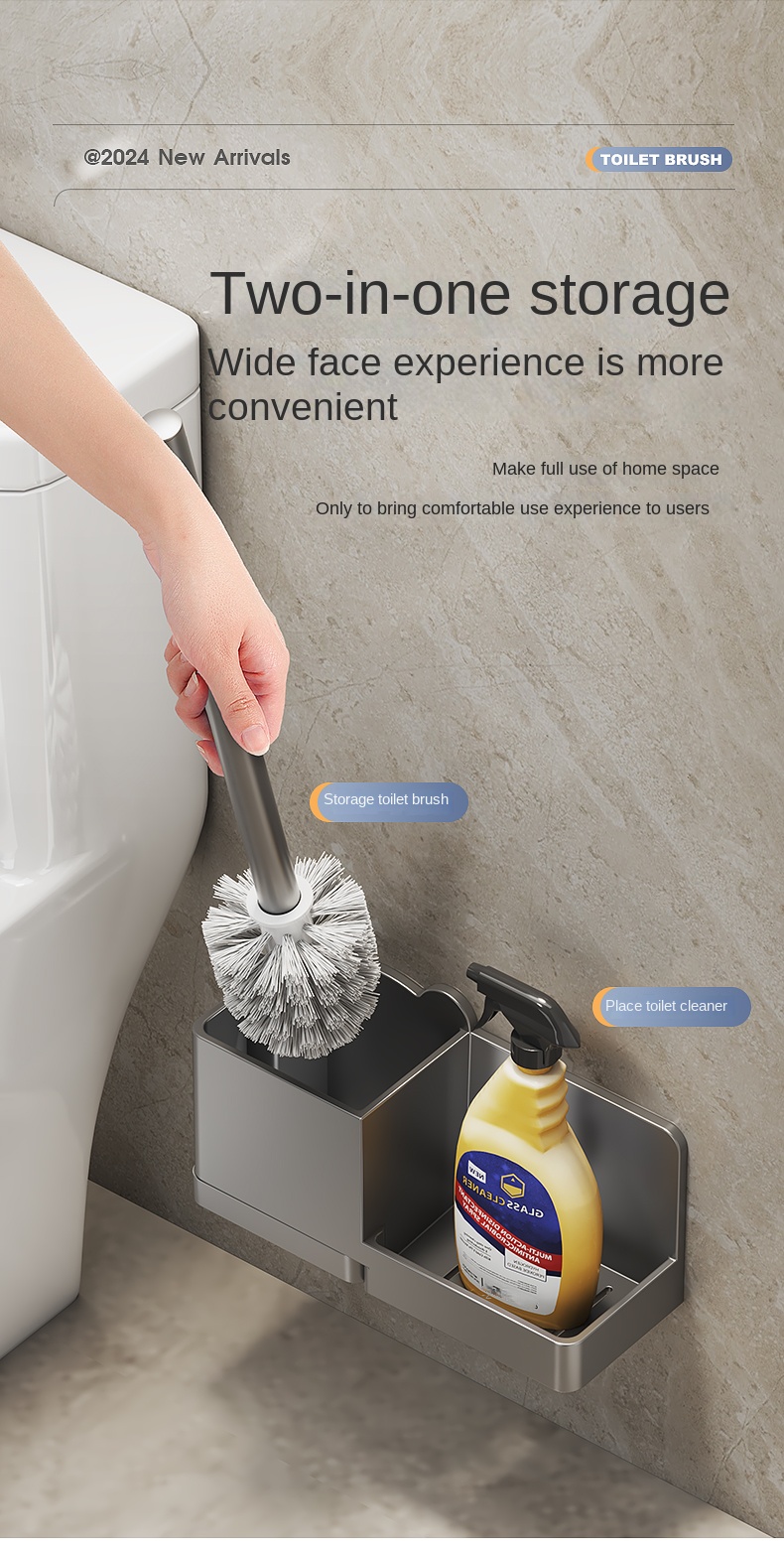 برس توالت دیواری کد HB25