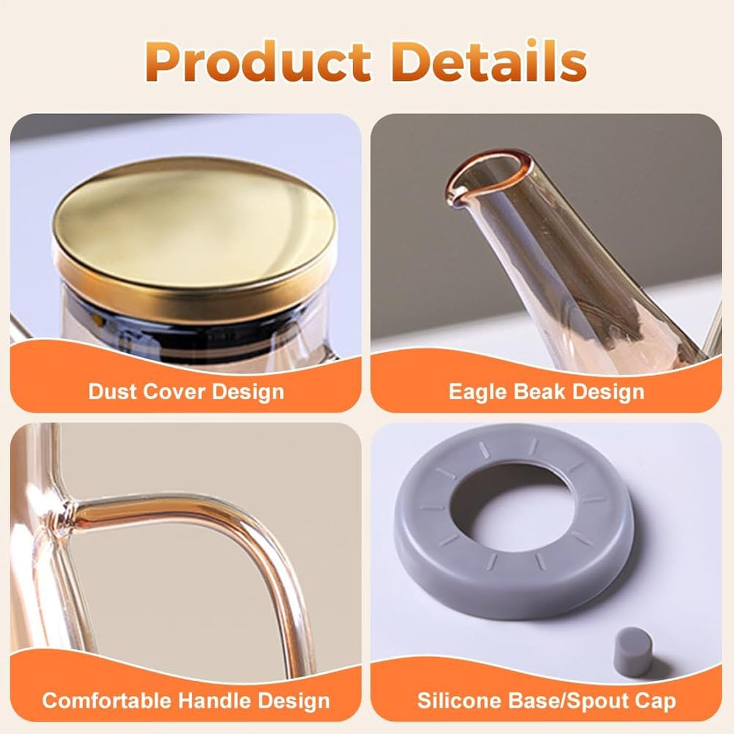 بطری روغن‌ریز شیشه‌ای 800 میلی لیتر