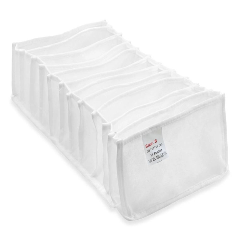 ارگانایزر پارچه‌ای کشو سفید طرح ترکیه مای هوم