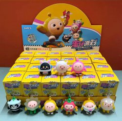 آویز عروسکی شانسی Egg Stars پک 24 عددی