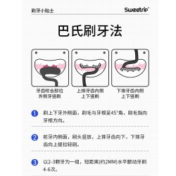 مسواک تخصصی Sweettrip طرح T