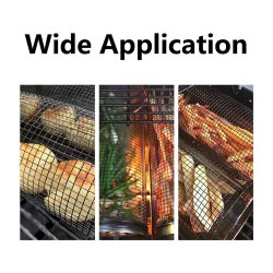 سبد گریل چرخشی استیل 20 سانتی‌متری