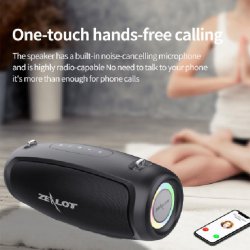 اسپیکر بلوتوثی قابل حمل zealot مدل S37L