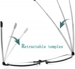 عینک مطالعه تاشو قابل حمل