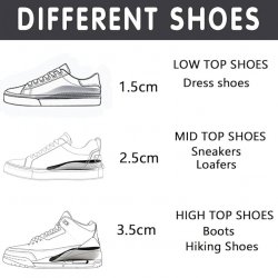 کفی کفش افزایش قد تا ارتفاع 3.5 سانتی متر