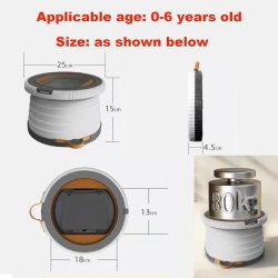 صندلی توالت قابل‌حمل و تاشو