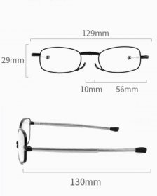 عینک مطالعه تاشو قابل حمل