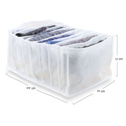 ارگانایزر پارچه‌ای کشو سفید طرح ترکیه مای هوم