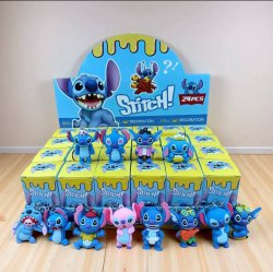 آویز عروسکی شانسی استیچ پک 24 عددی