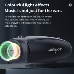 اسپیکر بلوتوثی قابل حمل zealot مدل S37L